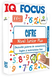 картинка IQ FOCUS. Cifre. Junior Plus. 4-5 ani magazinul BookStore in Chisinau, Moldova