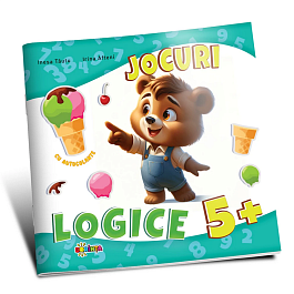 картинка Jocuri logice : 5+ : cu autocolante magazinul BookStore in Chisinau, Moldova