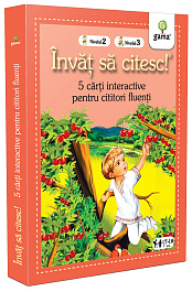 картинка Invat sa citesc! 5 cati interactive pentru cititori fluenti. Nivelul 2 si 3 magazinul BookStore in Chisinau, Moldova