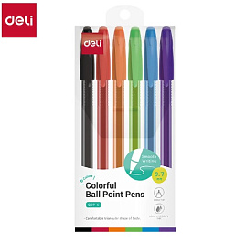 картинка Set pixuri DELI Colorful, 0.7mm, 6 culori magazinul BookStore in Chisinau, Moldova