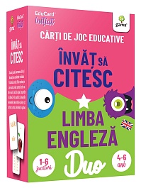 картинка Carti de joc educative. Invat sa citesc • Limba engleza. DuoCard magazinul BookStore in Chisinau, Moldova