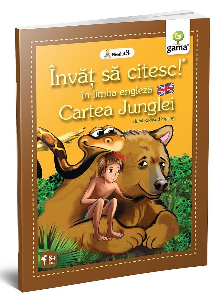 Invat sa citesc in limba engleza! Cartea junglei. Nivelul 3