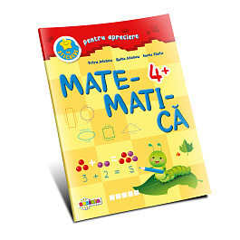 картинка Matematica 4+ cu stickere pentru apreciere magazinul BookStore in Chisinau, Moldova