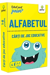 картинка Carti de joc educative. Alfabetul. EduCard Junior+ magazinul BookStore in Chisinau, Moldova