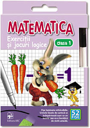 картинка Matematica cl.1. Exercitii si jocuri logice. (52 fise) magazinul BookStore in Chisinau, Moldova