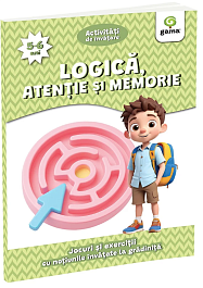 картинка Logica, atentie si memorie 5-6 ani. Activitati de invatare magazinul BookStore in Chisinau, Moldova