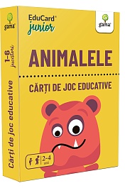 картинка Carti de joc educative. Animalele. EduCard Junior magazinul BookStore in Chisinau, Moldova