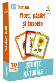 картинка EDUFLASH. Flori, pasari si insecte. 3+ magazinul BookStore in Chisinau, Moldova