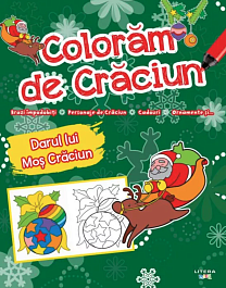 картинка Coloram de Craciun. Darul lui Mos Craciun magazinul BookStore in Chisinau, Moldova