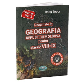 картинка Rezumate la Geografia Republicii Moldova pentru clasele 8-9 magazinul BookStore in Chisinau, Moldova