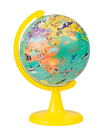 картинка Glob Gurbuz Animale d15cm + Puzzle 100pcs magazinul BookStore in Chisinau, Moldova