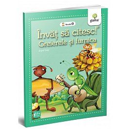 картинка Invat sa citesc! Greierele si furnica. Nivelul 0 magazinul BookStore in Chisinau, Moldova