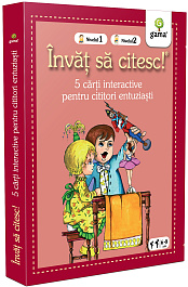 картинка Invat sa citesc! 5 cati interactive pentru cititori entuziasti. Nivelul 1 si 2 magazinul BookStore in Chisinau, Moldova