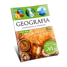 картинка Geografia continentelor si oceanelor. Manual pentru clasa a 6-a magazinul BookStore in Chisinau, Moldova