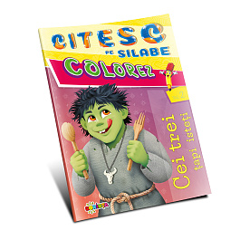 картинка Citesc pe silabe. Colorez. Cei trei tapi isteti. Vol.2 magazinul BookStore in Chisinau, Moldova