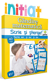 картинка Scrie si sterge Junior Plus. Gandire matematica magazinul BookStore in Chisinau, Moldova