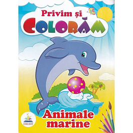 картинка Privim si coloram. Animale marine magazinul BookStore in Chisinau, Moldova