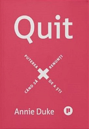 картинка Quit. Puterea de a sti cand sa renunti magazinul BookStore in Chisinau, Moldova