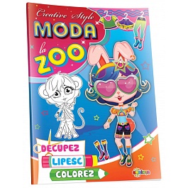 картинка Moda la zoo. Decupez. Lipesc. Colorez magazinul BookStore in Chisinau, Moldova