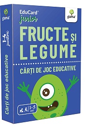 картинка Carti de joc educative. Fructe si legume. EduCard Junior magazinul BookStore in Chisinau, Moldova