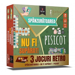 картинка Spanzuratoarea. Nu fi suparat. Pisicot - 3 jocuri retro 6+ magazinul BookStore in Chisinau, Moldova