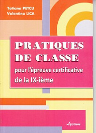 картинка Pratiques de classe. Limba franceza cl.9 teste de absolvire. T. Petcu, V. Lica. LYCEUM. magazinul BookStore in Chisinau, Moldova