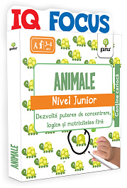 картинка IQ FOCUS. Animale. Junior. 3-4 ani magazinul BookStore in Chisinau, Moldova