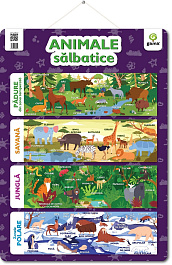картинка Animale salbatice. Poster magazinul BookStore in Chisinau, Moldova